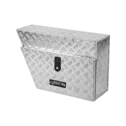 Rhino Aluminium Checkerplate Undertray Toolbox 700x430x250mm Left Hand, Lockable, Made in Australia