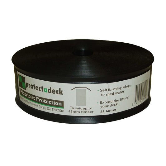 Protectadeck PVC Joist 45mm x 25m - UV Stabilized, Rot Protection, Easy Install