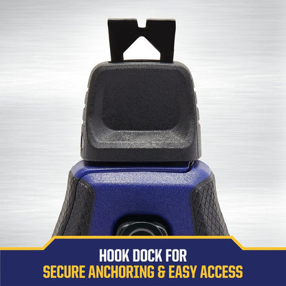 IRWIN Strait-Line Speedline Pro Chalk Reel, 6:1 Gears, Anti-Jam, 30m Line, Overmould Grip