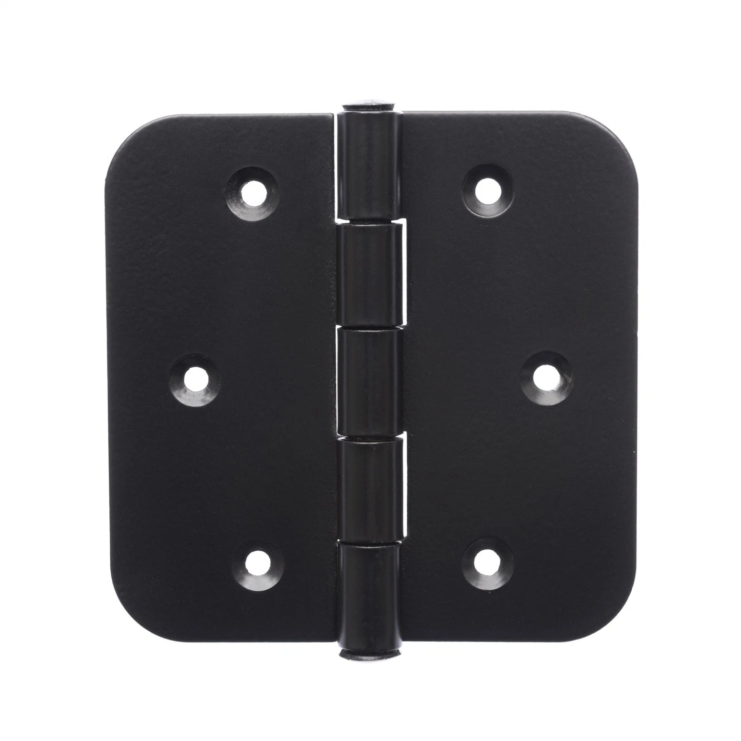 Zenith Matte Black 100mm Gate Radius Hinge - 2 Pack, Medium-Duty, Outdoor Use