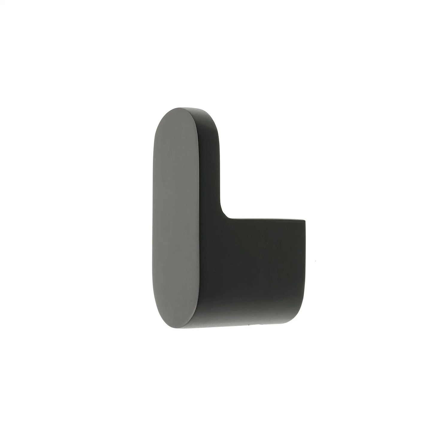 Zenith Matte Black 62mm Radius Robe Hook - Trendy, Elegant, Zinc Alloy