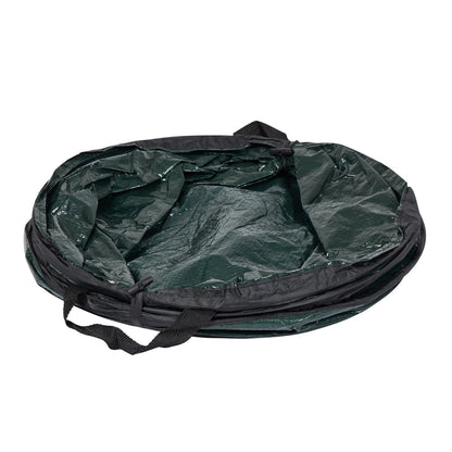 Saxon Pop Up Garden Bag 85L with Handles, Reusable, Durable Polyethylene, Folds Flat