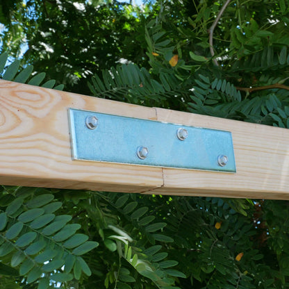 Carinya Zinc Plated Mending Plate 190x40x3.5mm - Reinforced Strength & Corrosion Resistant