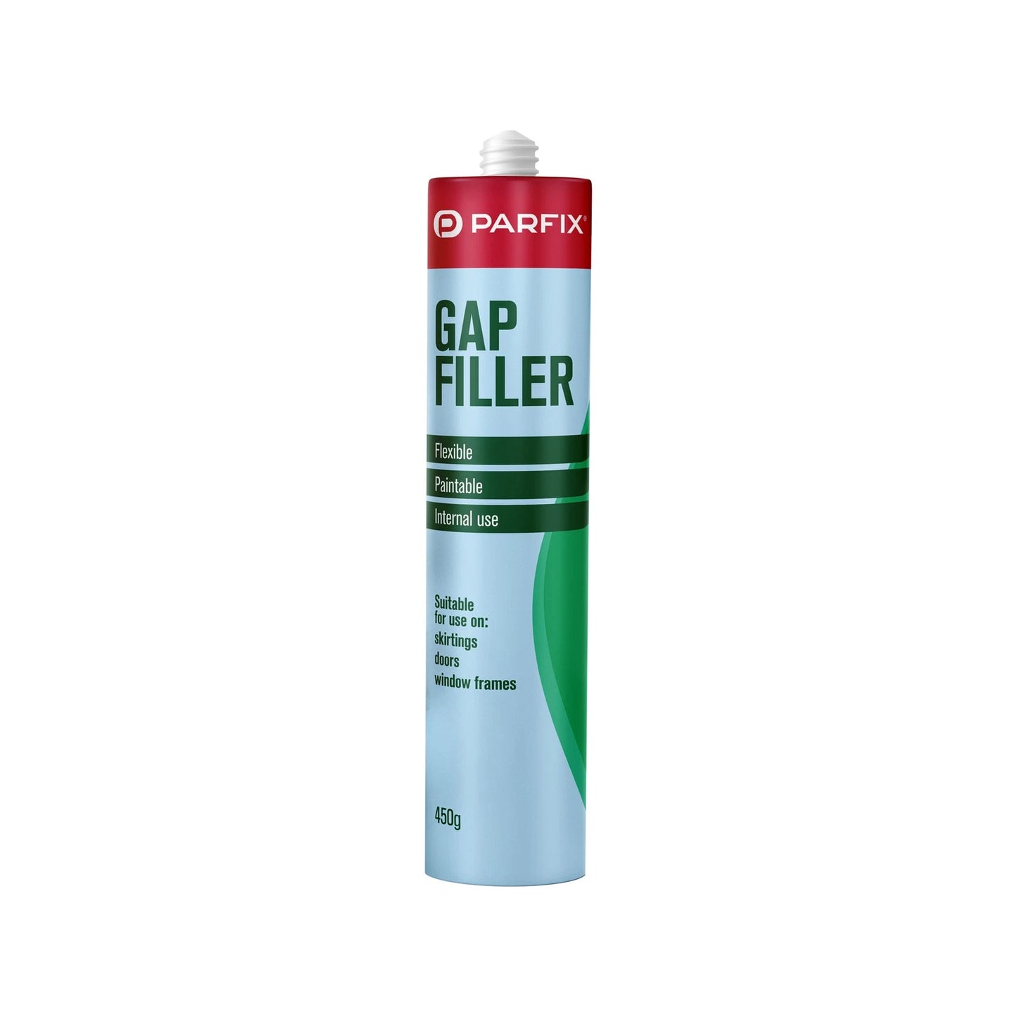 Parfix White Gap Filler 450g - Flexible, Paintable, Indoor Use