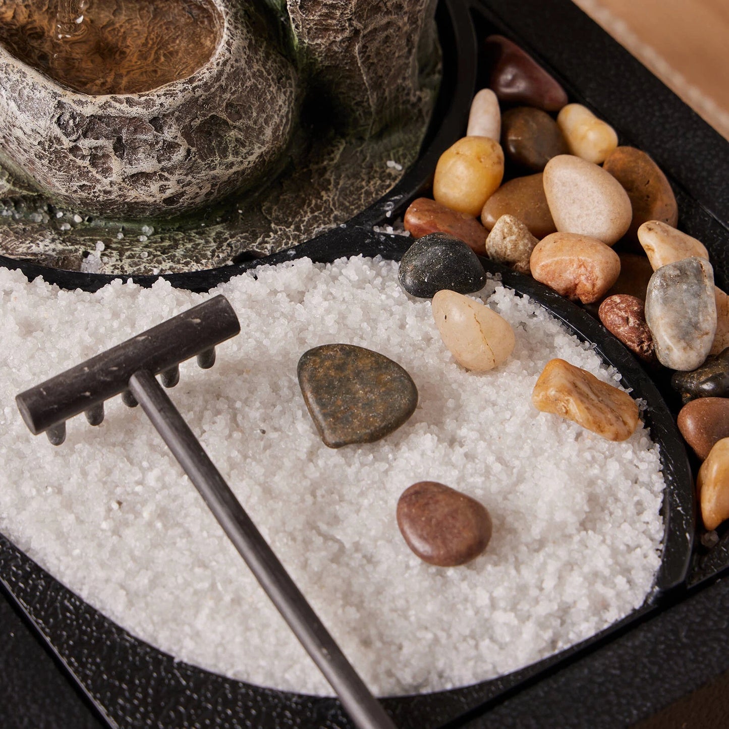 Northcote Pottery Enso Indoor Water Feature 16x34x30cm with Pump & Accessories