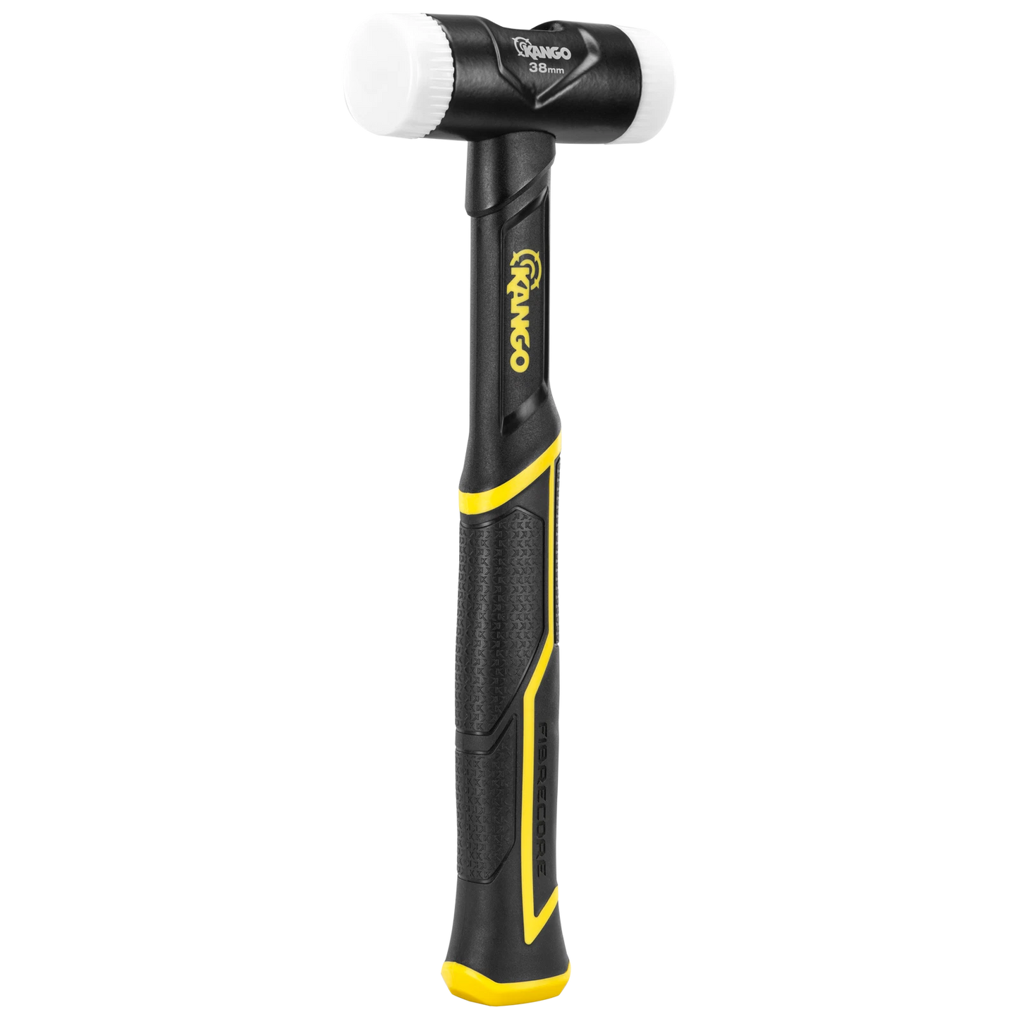 Kango 38mm Soft Face Mallet with Interchangeable Nylon Faces and Wedged Handle Design