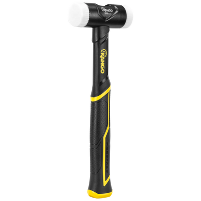 Kango 38mm Soft Face Mallet with Interchangeable Nylon Faces and Wedged Handle Design