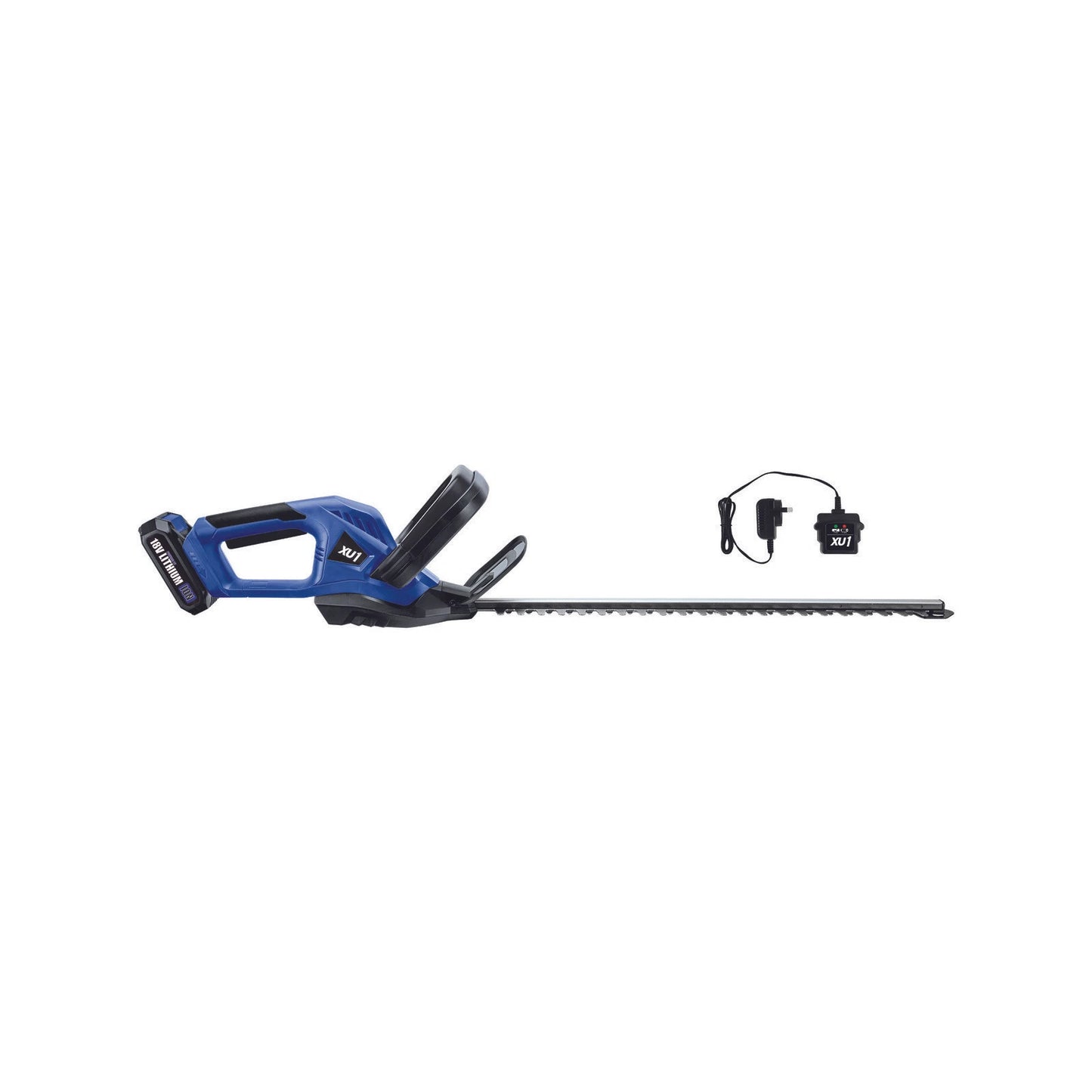 XU1 18V Cordless Hedge Trimmer Kit, 460mm Blade, 1.5Ah Battery, Ergonomic Design