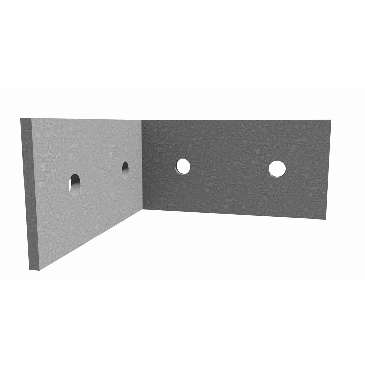 Dunnings Heavy Duty Galvanised Angle Bracket 150x150x75mm M12 Steel