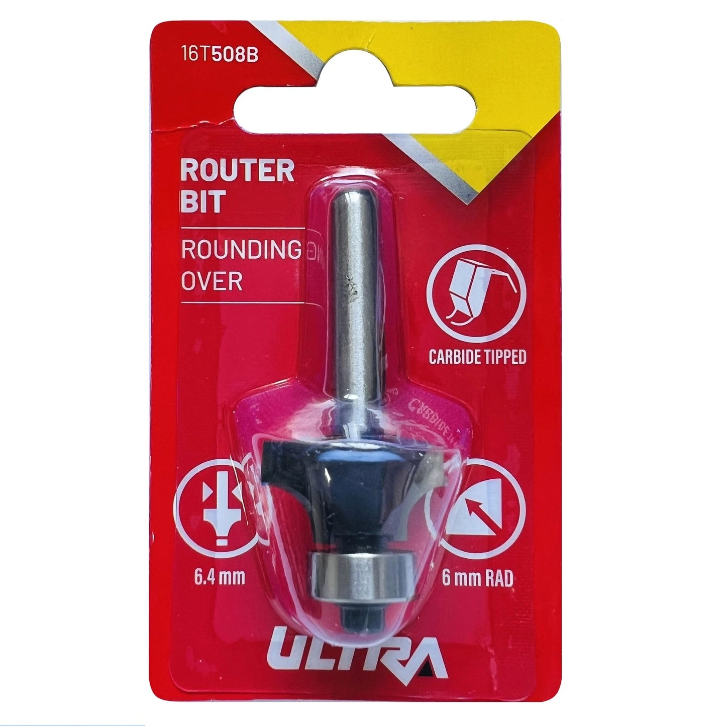 Ultra 6.4 x 6mm Tungsten Carbide Round Router Bit, Universal Fit, Economical Price