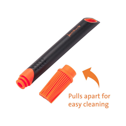 Jumbuck Basting Brush - Heat-Resistant Silicone Bristles, Ergonomic Handle, Dishwasher Safe