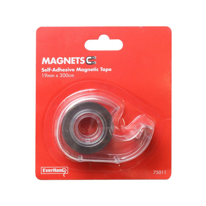 Everhang Magnetic Tape 300 x 19mm with Dispenser & Strong Adhesive
