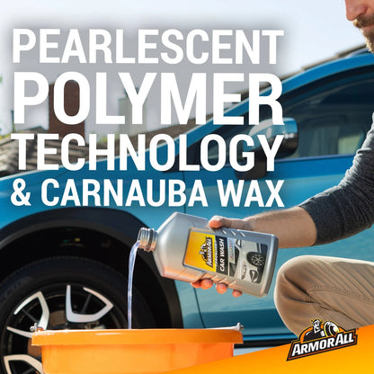 Armor All Proglide Car Wash & Wax 1L - Dual Action, Long-Lasting Shine, Water Beading