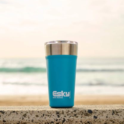 Esky 600ml Stainless Steel Coffee Tumbler with Vacuum Insulation & Spill-Resistant Lid