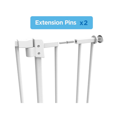 Perma Child Safety Gate Extension Pins 2 Pack, Metal, Pressure-Mounted, Easy Install