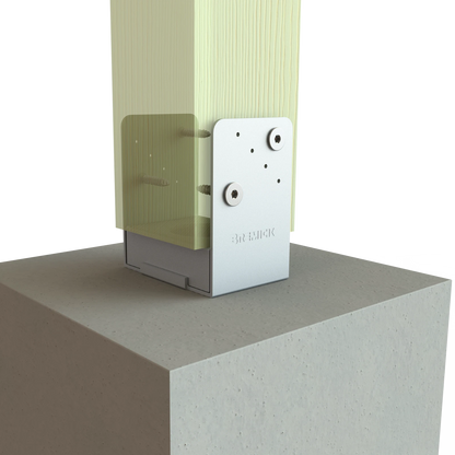 Bremick XTP Galvanized Post Screw 18g x 45mm T40, Washer Head, Pyramid Point, 25 Pack