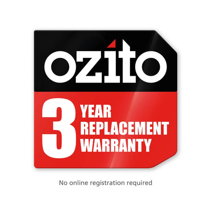 Ozito 7.2V Cordless Hedge Trimmer & Shear, Lithium-Ion Battery, Quick Blade Change, Ergonomic Design