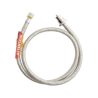 Gasmate 1200mm Stainless Steel Bayonet to 5/8" UNF Gas Hose for BBQ & Camping