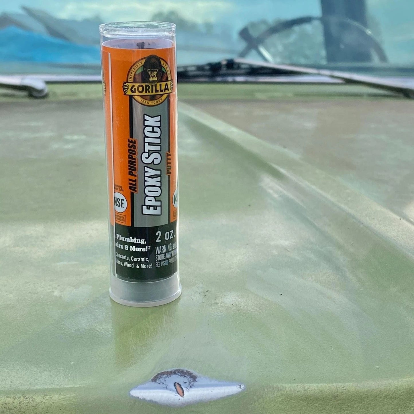 Gorilla All Purpose Epoxy Stick 56.7g - Strong, Fast Setting, Waterproof, Versatile Repair