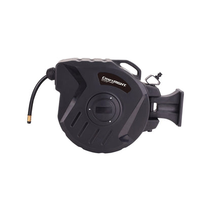 Craftright 20m Retractable Air Hose Reel, 250 PSI, 180° Swivel, PVC Hose