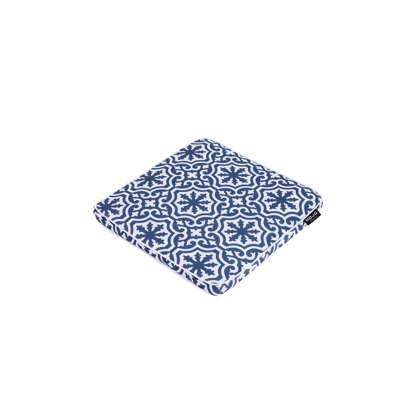 MOJO Blue and White Marrakesh UV & Water Resistant Outdoor Cushion