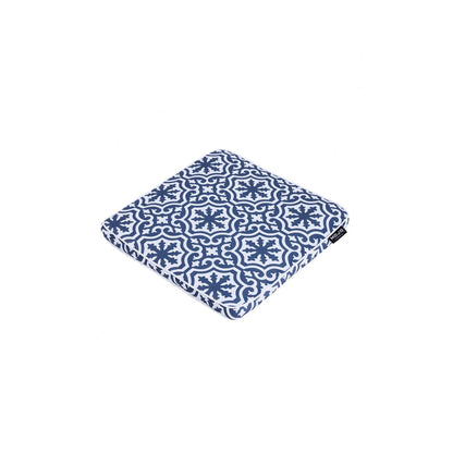 MOJO Blue and White Marrakesh UV & Water Resistant Outdoor Cushion