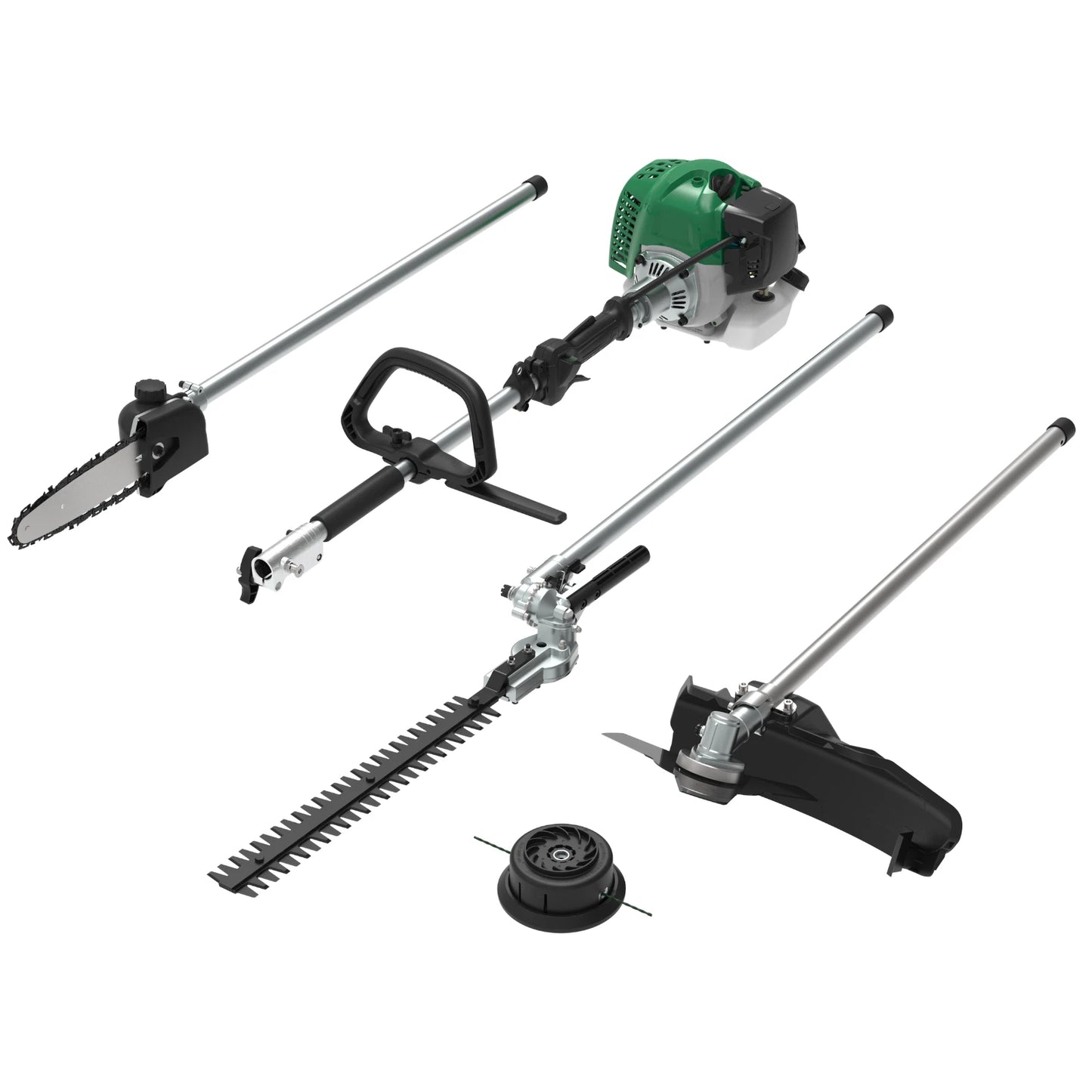 Cheetah 32.6cc 4-in-1 Multi Tool Kit - Brushcutter, Trimmer, Hedge Trimmer, Pole Saw