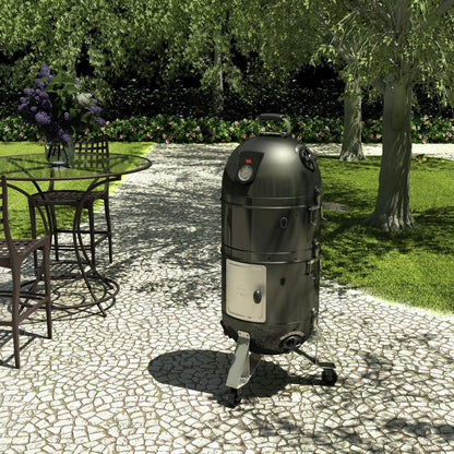 Matador 45cm Catalyst Pro Bullet Smoker, Multi-Function, Steel, Charcoal, Rotisserie Ready