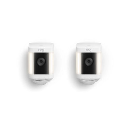 Ring Spotlight Cam Plus Battery 2 Pack - HD Video, Motion Detection, Colour Night Vision