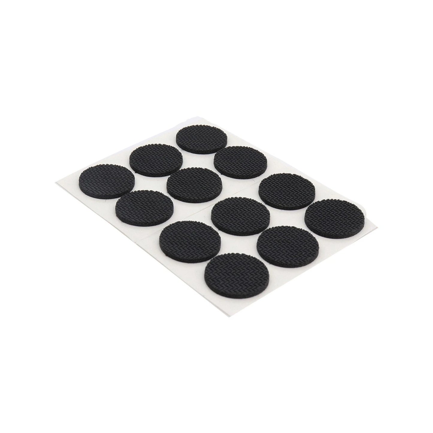 Surface Gard 19mm Black Foam Pads - Noise Reduction, Anti-Skid, 12 Pack