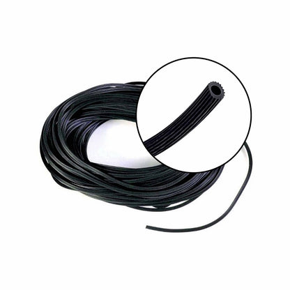 Rolltrak Black Flyscreen Spline 6mm x 6.5m PVC Easy Install for Sliding Doors & Windows