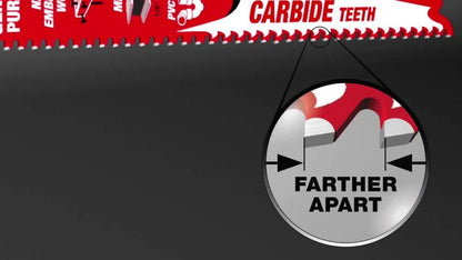 Diablo 9" Carbide Reciprocating Saw Blade - Long Life, Fast Cuts, Wood & Metal