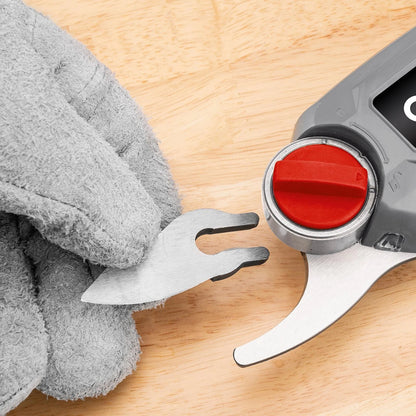 Ozito 3.6V Cordless Pruner, 12mm Cut, Li-Ion Battery, LED Lights, Ergonomic Handle