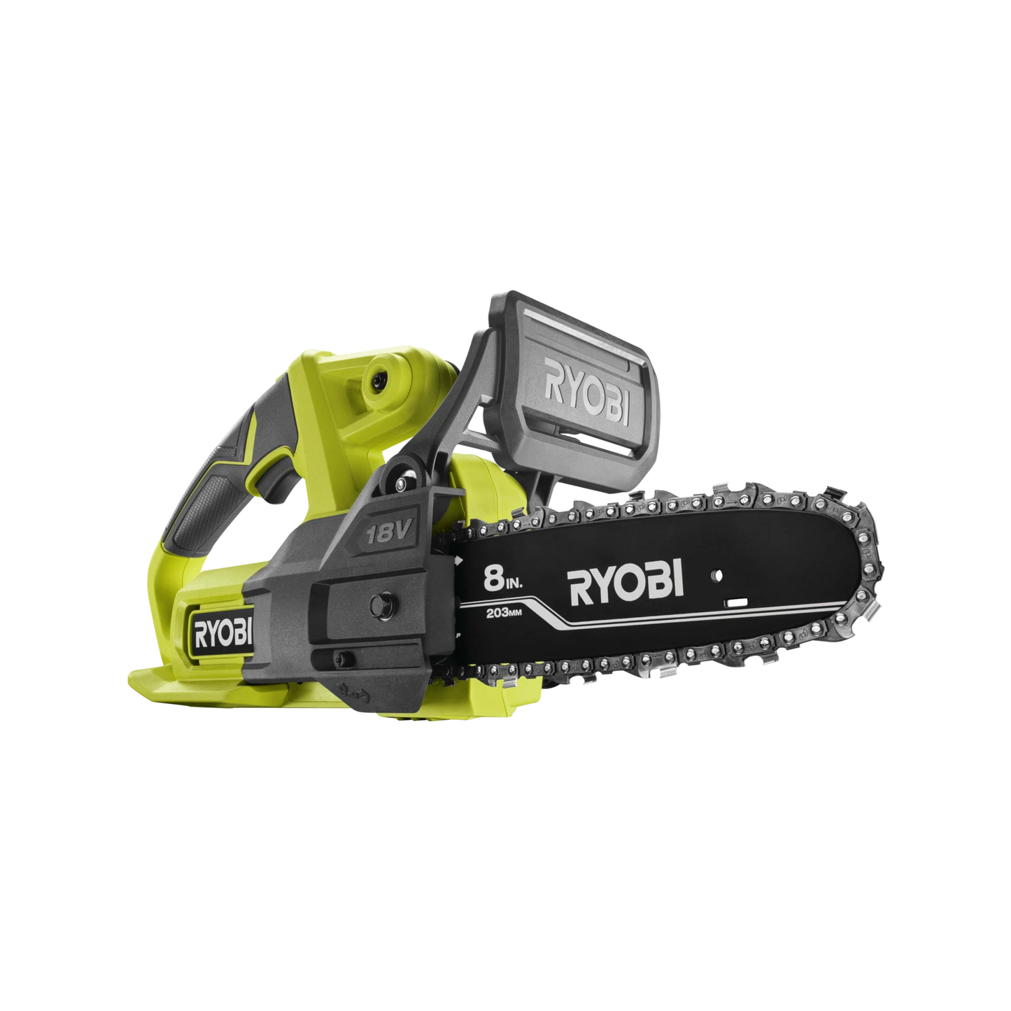Ryobi One+ 18V Cordless 8" Pruning Chainsaw, Lightweight, No Oil Needed, Tool Only