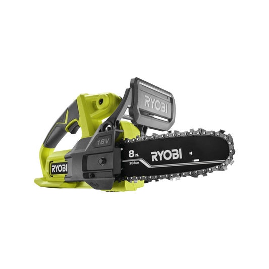 Ryobi One+ 18V Cordless 8" Pruning Chainsaw, Lightweight, No Oil Needed, Tool Only
