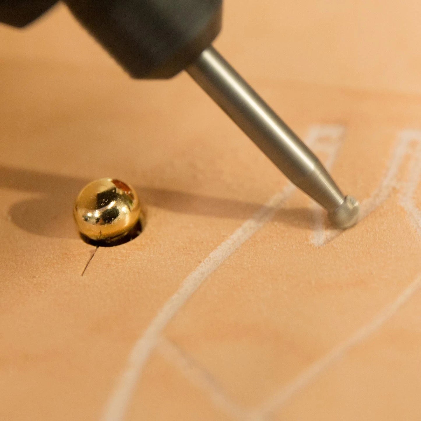 Dremel Engraving Cutter 2.4mm Steel Ball-Shaped for Wood & Metal - 2 Pack