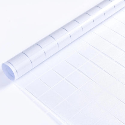 Pillar Frosted Tile Static Window Film 0.9m x 2m - Decorative, Easy Install, Privacy