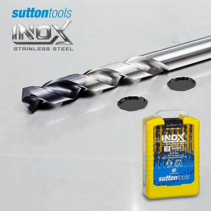 Sutton Tools 12mm INOX Stainless Steel Jobber Drill Bit, M2 HSS, Wear-Resistant Tip