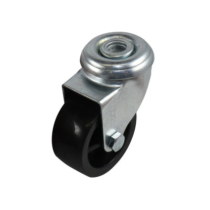 Move It 50mm Swivel Bolt Hole Castor for Carpet, Durable Nylon Wheels, Low Profile