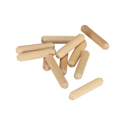 Ryobi 6mm Fluted Dowel 100 Pack - Kiln Dried, Tapered Ends, Strong Joint Strength