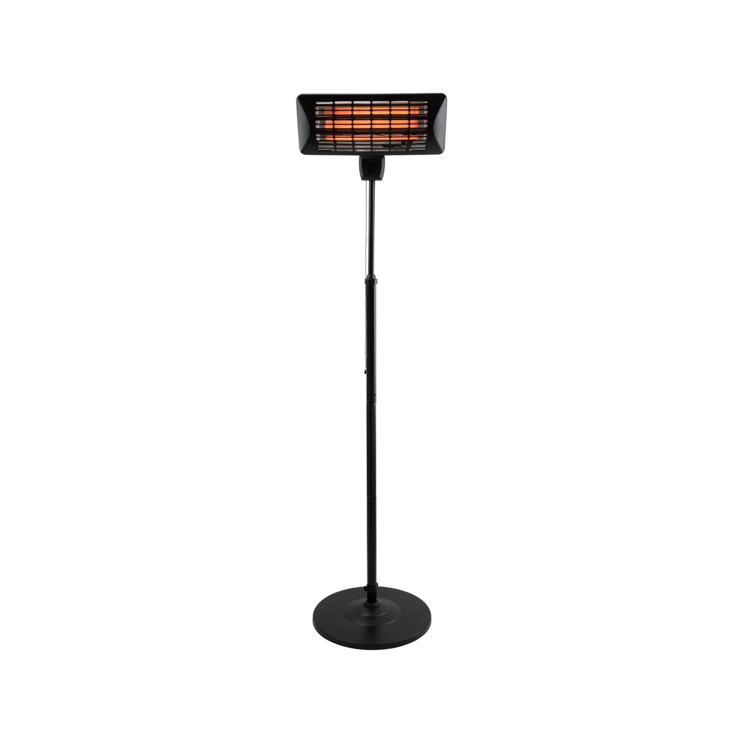 Jumbuck 2000W Black Matte Radiant Patio Heater, 3 Power Settings, IP24 Water Protection