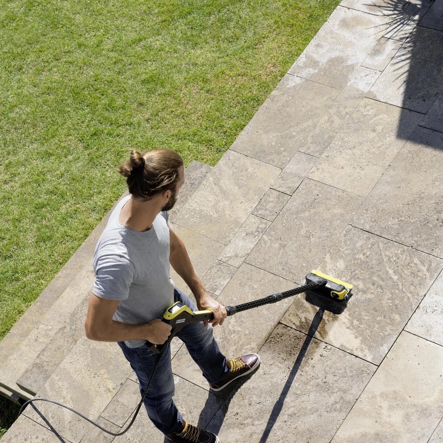 Karcher PS 30 Plus Power Scrubber, German Engineered, High-Pressure Nozzles, Compact Design