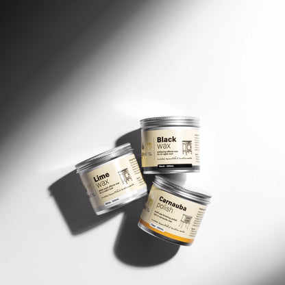 Gilly's 200ml Lime Wax - White Effect, Silicone-Free, Enhances Chalk Paint, Indoor Use