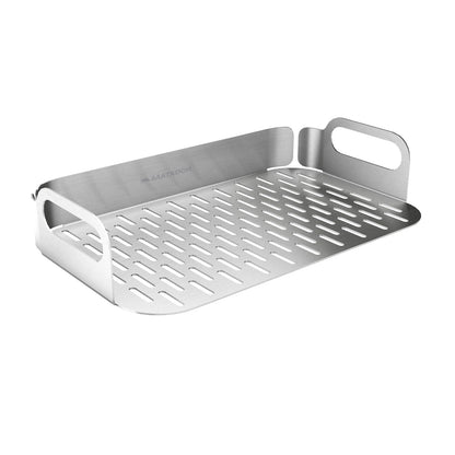 Matador Stainless Steel Grill Topper, Fat-Reduced Cooking, Dishwasher Safe, 360mm Width