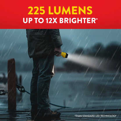 Eveready Dolphin Hybrid Rechargeable Floating LED Flashlight 225 Lumens Waterproof