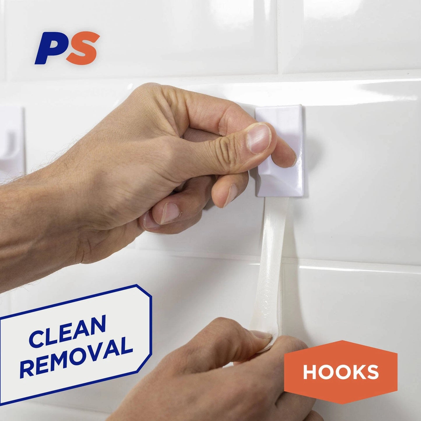 Permastik Utility Hooks Value Pack - 12 Pcs, Damage-Free, Easy Application, Various Sizes