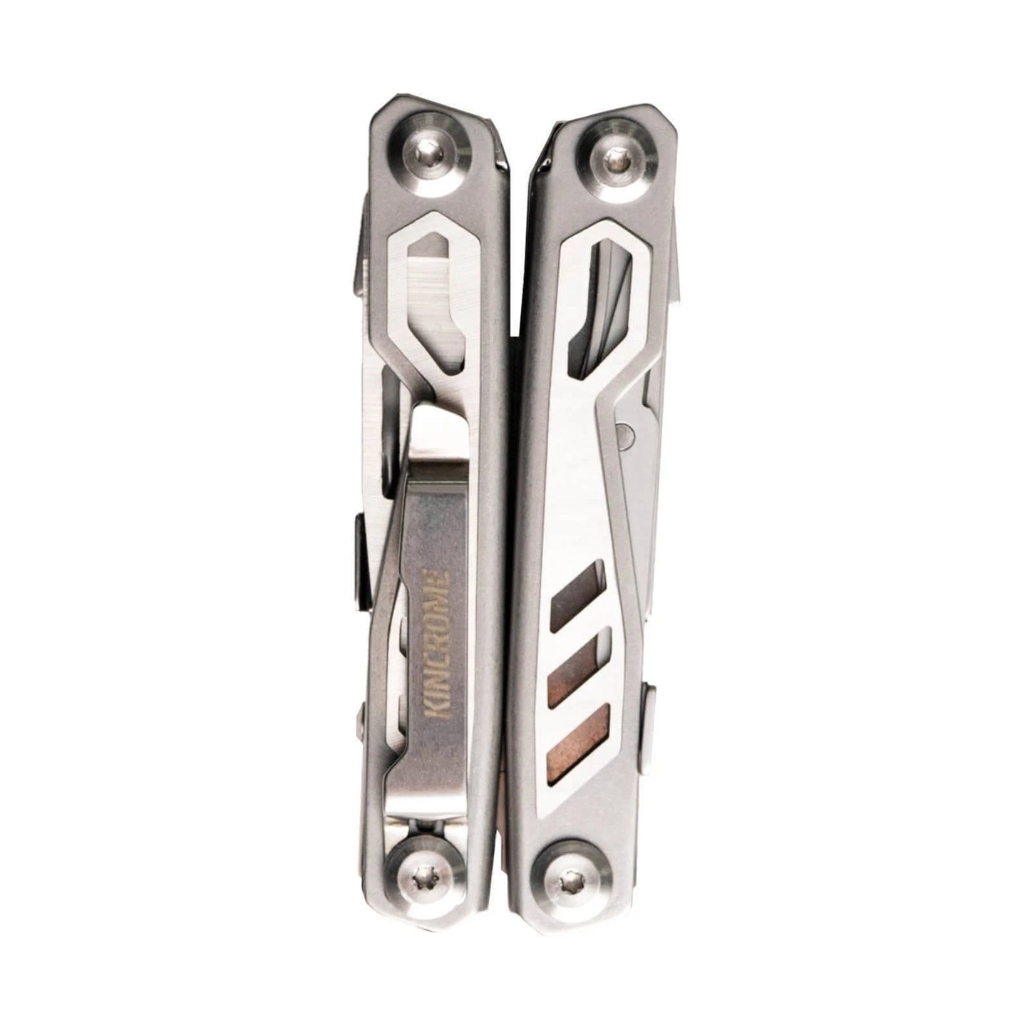 Kincrome 15 Function Multi-Tool, Stainless Steel, Locking Mechanism, Pocket Clip