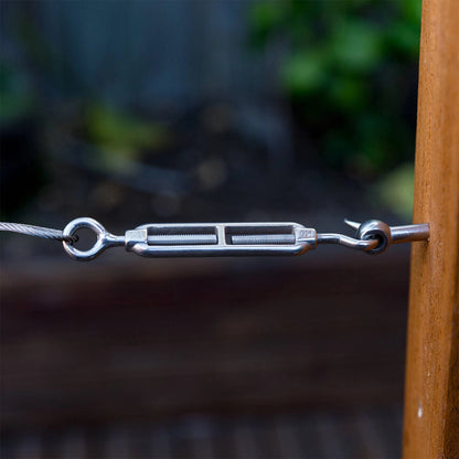 Taskmaster 8mm 316 Stainless Steel Lag Screw 2 Pack - Marine Grade, Weather Resistant