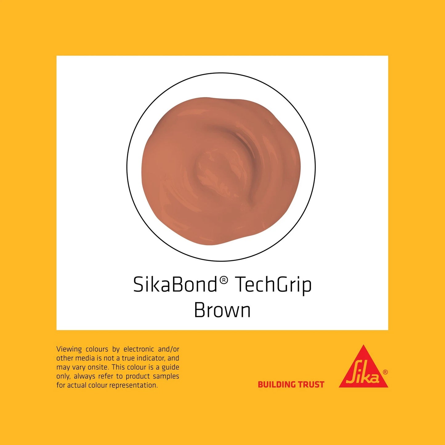 SikaBond TechGrip 125g High Strength Multi-Purpose Polyurethane Adhesive, Waterproof, Paintable