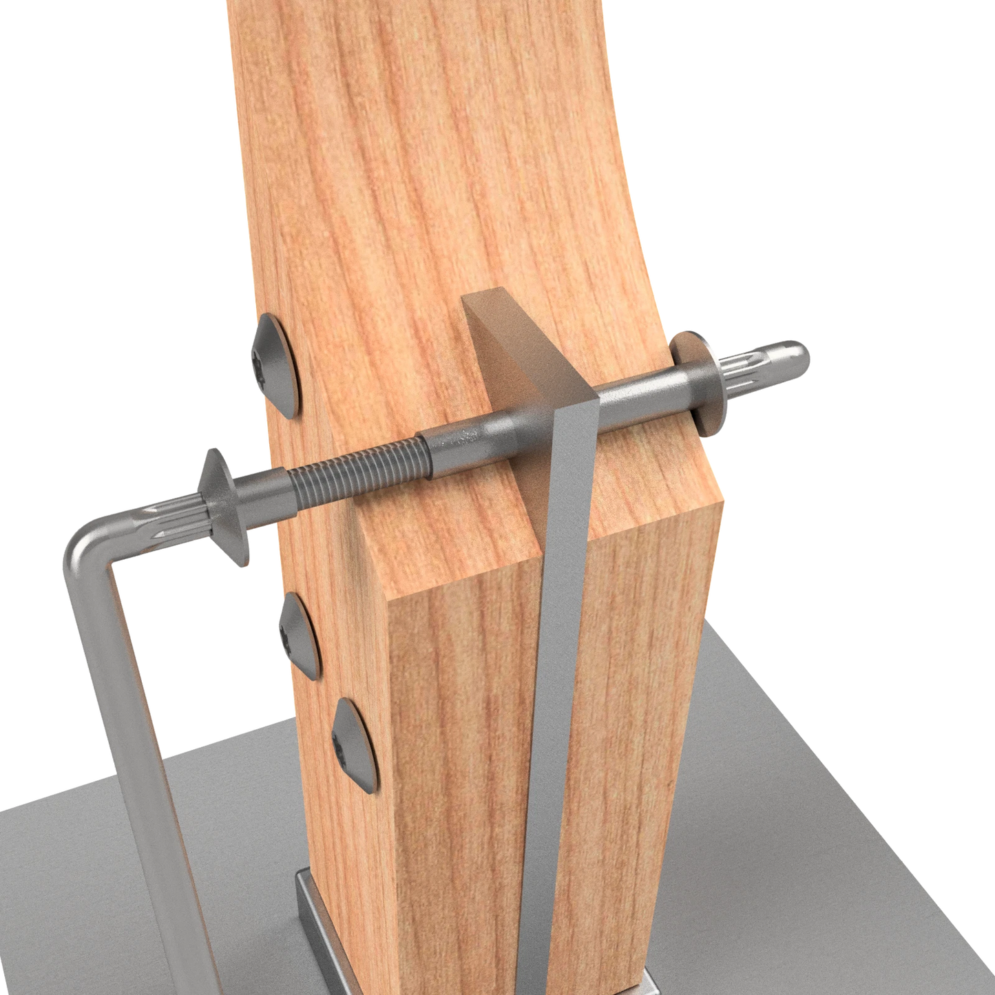 VUEPRO M16 Concealed Thread Bolt Probolt 110-150mm, Heavy Duty, 2 Pack